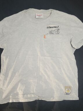 Asterix Medium Light Gray One Pocket Tshirt